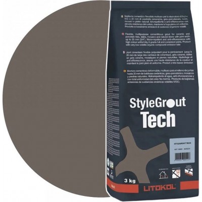 Цементна фуга Litokol StyleGrout Tech 0-20 (Grey 3) 3 кг (SGTCHGRY30063)